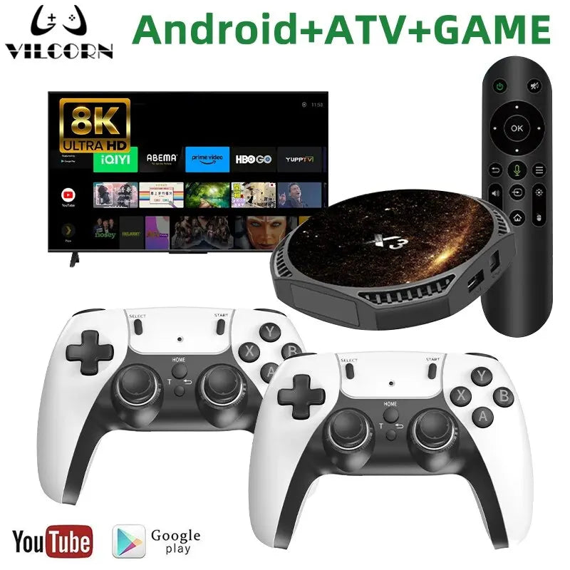VILCORN S905 X3 TV Game BOX 4K HDR