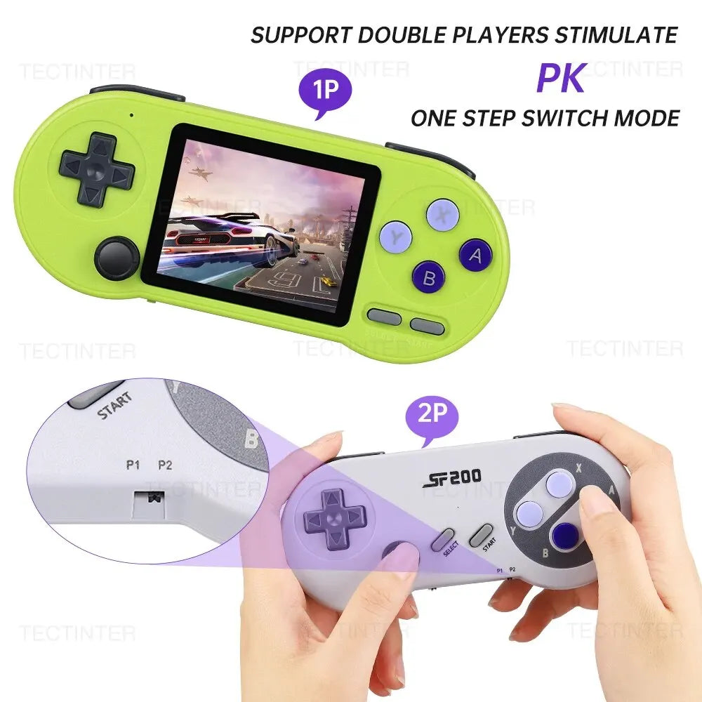 SF2000 Handheld Game Player 3 Inch IPS Screen Portable Mini Video Game
